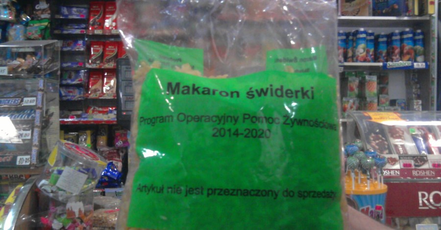 Соцсети: На Львовщине в магазинах продают гуманитарку из Польши