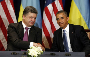 Порошенко и Обама обсудили, как будут давить на Россию