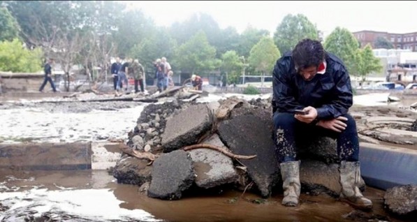 В Тбилиси с наводнением борется Каха Каладзе
