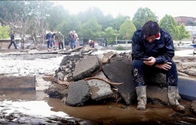 В Тбилиси с наводнением борется Каха Каладзе