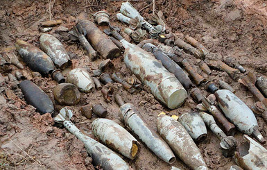 На пляже под Киевом нашли 117 снарядов