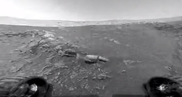 В Сети появилось уникальное видео путешествия ровера по Марсу