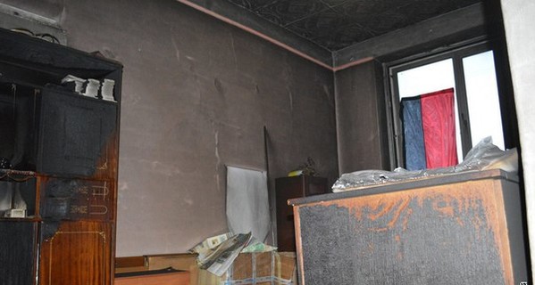 На Прикарпатье подожгли офис 