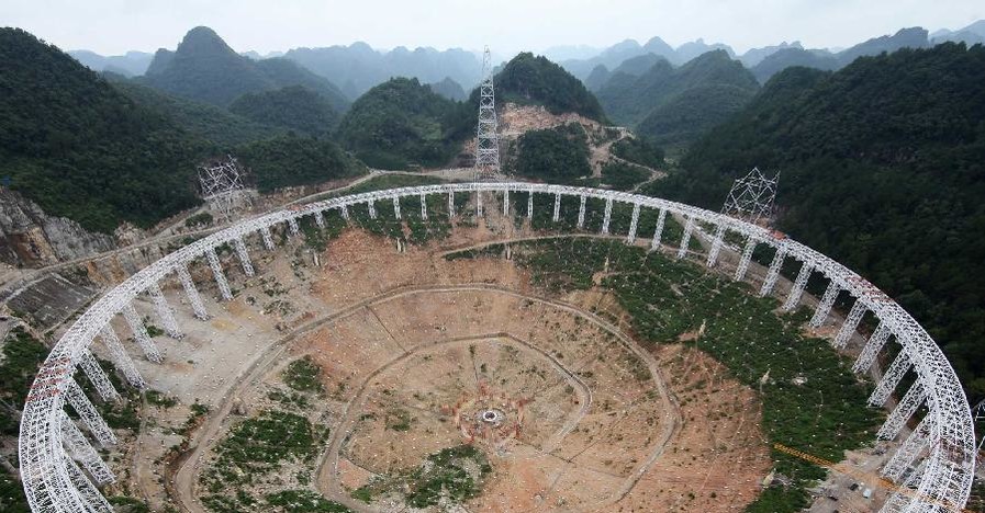 У китайских холмов появились глаза в виде гигантского телескопа