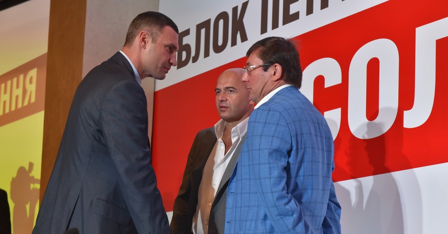 Партии Порошенко и Кличко готовы объединиться в одну