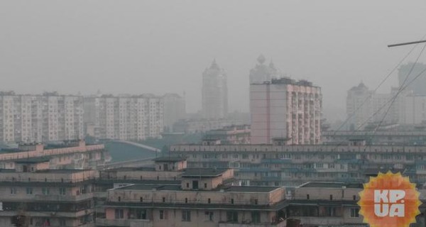 Дым в Киеве: появилось видео задымленной столицы с высоты 