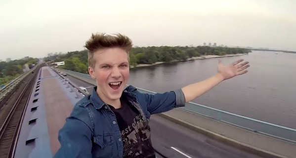 18-летний киевлянин, проехавший на крыше вагона метро, стал мировой интернет-звездой