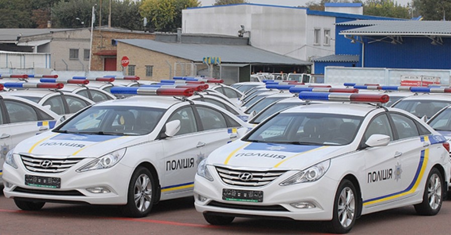Полиция начала патрулировать трассу Киев-Борисполь на Хюндаях 