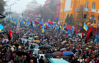 Марш УПА в Киеве: прозвучал взрыв 
