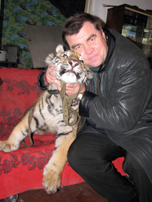 В запорожской многоэтажке живет тигр 