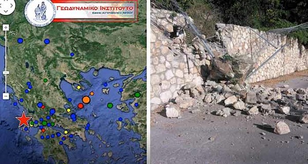 СМИ Греции сообщили о двух погибших в результате землетрясения 
