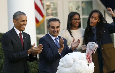 Обама отпраздновал последний День благодарения на своем посту