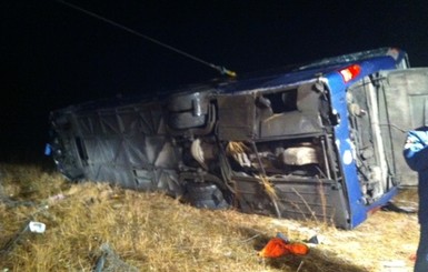 В аварии автобуса Москва-Донецк  погибли четверо  