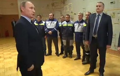 Путин запустил энергомост в Крыму