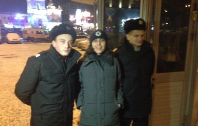 Глава Нацполиции Деканоидзе в новогоднюю ночь патрулировала Киев