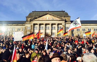 В Дрездене прошел массовый митинг против исламизации Европы