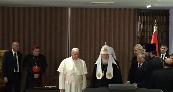 Папа Франциск и Патриарх Кирилл подписали декларацию