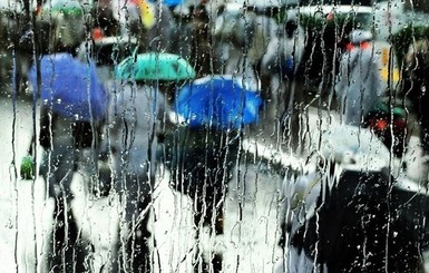 В понедельник днем в Украине дождь