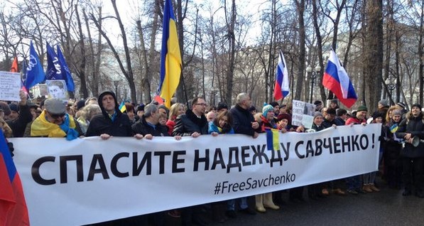 На марше Немцова 