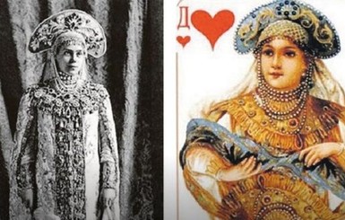 Бубнового валета и даму треф рисовали с царей Романовых