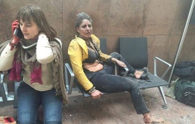 Видео последних секунд жизни пассажиров в аэропорту Брюсселя перед взрывом 