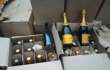 В Одессе делали поддельное шампанское элитной французской марки