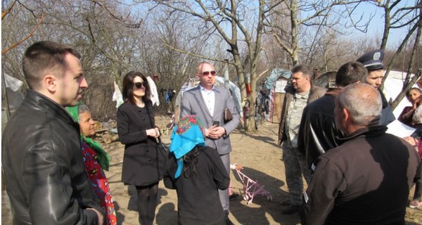 В Киеве поселился табор ромов в районе 