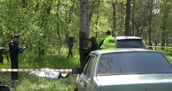 В лесу под Запорожьем взорвали авто с бизнесменом