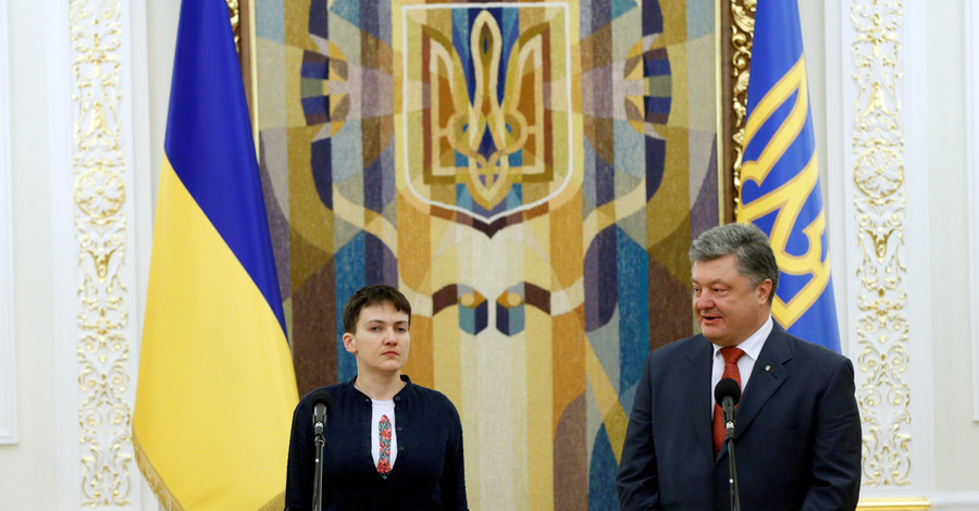 Савченко - в администрации президента: Увы, мир возможен только через войну