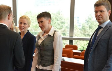 Свое первое выступление в ПАСЕ Савченко посвятила Путину и России