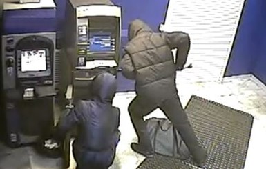 В Киеве появились погромщики банкоматов
