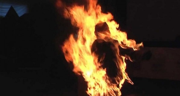 Возле запорожского автовокзала женщина совершила самосожжение 