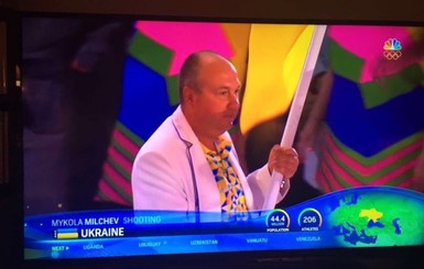 Телеканал NBC показал Украину с Крымом на открытии Олимпиады