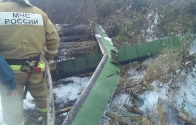 В России разбился и сгорел вертолет 