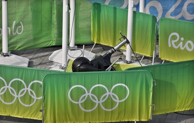 В Рио камера упала прямо на болельщиков во время Олимпиады
