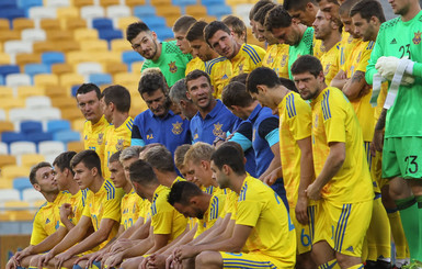 Лучшие кадры с открытой тренировки сборной Украины