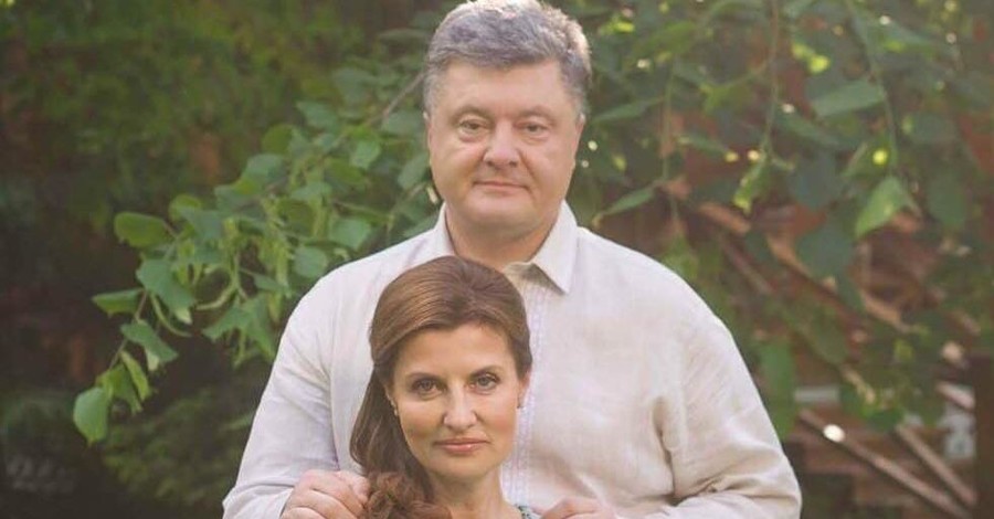 Порошенко поздравил супругу с годовщиной свадьбы: 