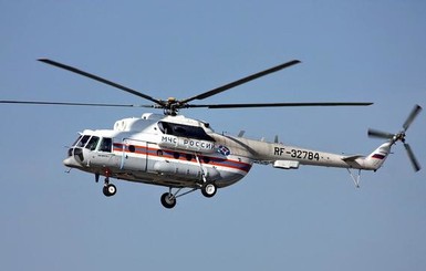 В России разбился и сгорел вертолет Ми-8