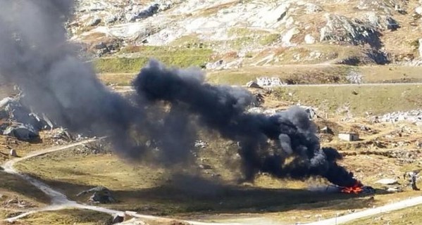 В Альпах разбился швейцарский вертолет с военными, есть жертвы