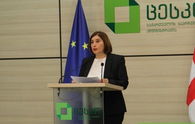 Выборы в Грузии: партия Саакашвили на втором месте