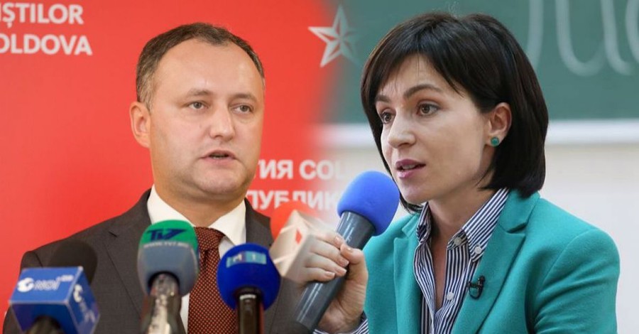Выборы президента в Молдове: пророссийский Додон и прозападная Санду поборятся во втором туре