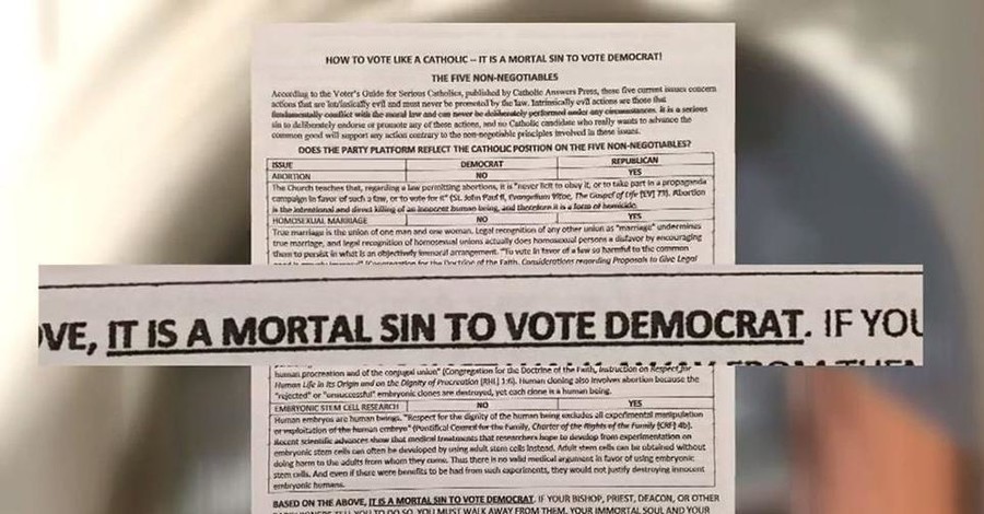 Церковь в Сан-Диего заявила, что голосующие за Клинтон попадут в ад