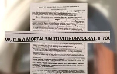 Церковь в Сан-Диего заявила, что голосующие за Клинтон попадут в ад