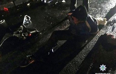 В Киеве мотоциклист хотел поджечь себя и полицейских