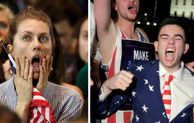 Реакция избирателей в США на предварительные итоги президентских выборов