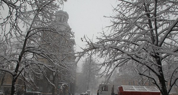 Завтра, 15 декабря, в Украине пройдет небольшой снег