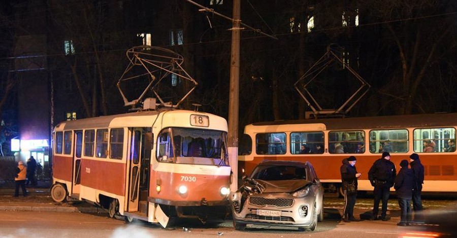 В Одессе трамвай 