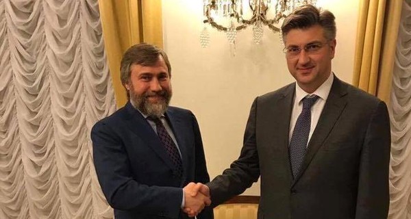 Новинский встретился с премьер-министром Хорватии