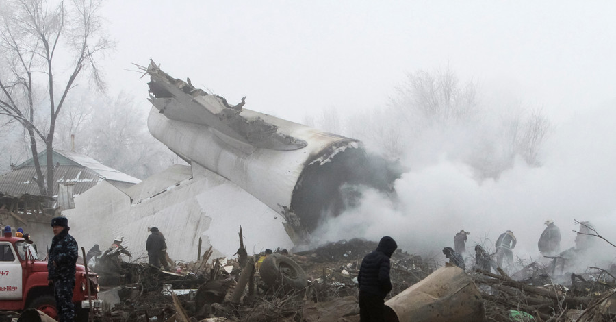 Стала известна причина крушения самолета в Киргизии