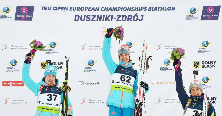 Украинская биатлонистка выиграла бронзу чемпионата Европы